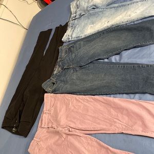 Women’s pants for sale. And where is sizes of various colors.